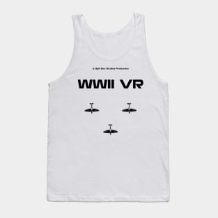 WWII VR Shirt - Black on White Tank Top